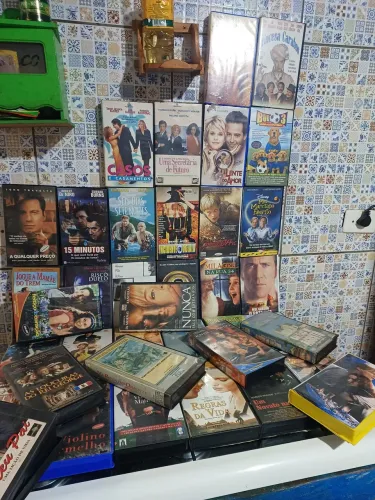 Fitas de Vhs Diversos Filmes 37 unidades