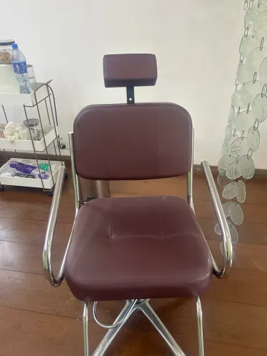 Cadeira giratória para salão de beleza