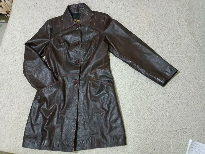 Casaco Sobretudo Vintage Tosatto Couro Legítimo M