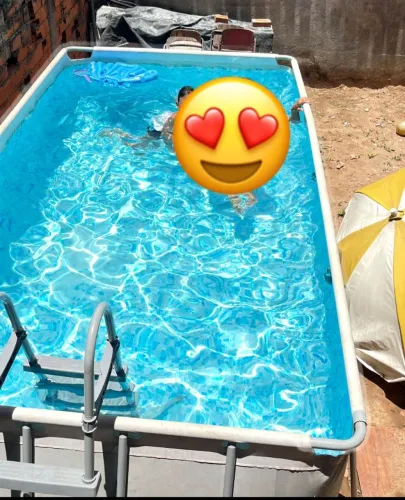 Piscina completa grande 9 mil litros