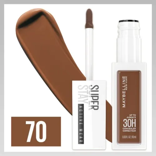 Corretivo Líquido Longa Duração Maybelline 30 Horas, Tom 70