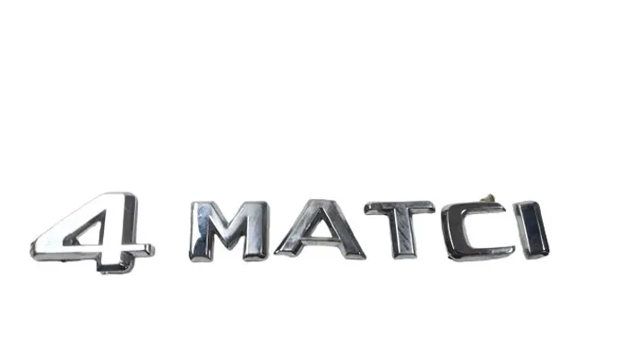 Emblema 4matic Mercedes-benz Ml350 W164 2008 A 2011  Prateado