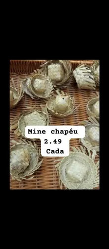 4 mini chapéu 10.00 apenas 