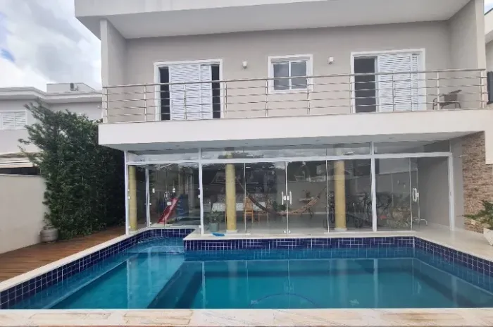 Casa Swiss Park, piscina, cisterna, automatizada, estuda permuta