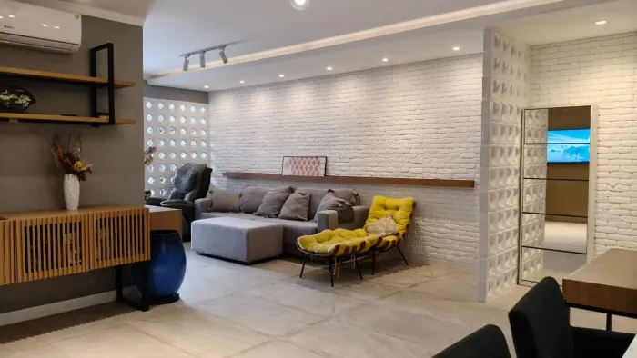 Apto 125m² quadra do mar- opção porteira fechada