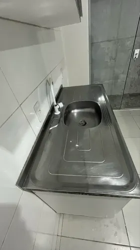 Pia inox 1.20m usada
