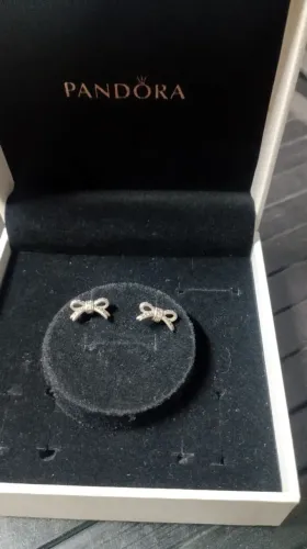 Brincos de prata esterlina Pandora CZ parques da Disney