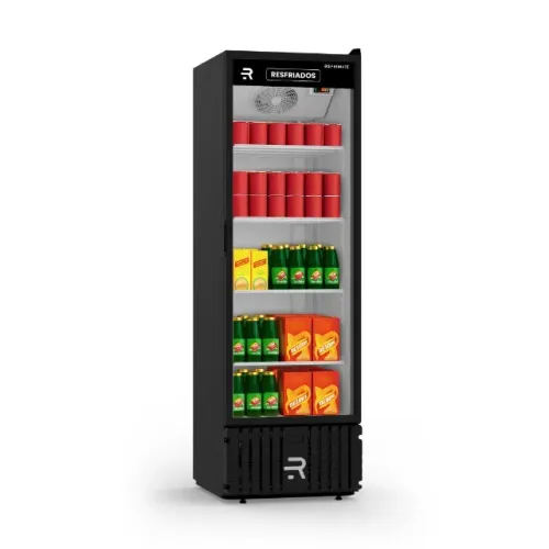 Visa Cooler Resfriados 570L Porta de Vidro