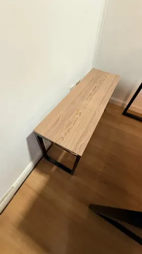 Banco industrial para mesa de jantar