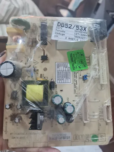 Placa geladeira eletrolux