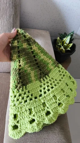 Centro de mesa em crochê 