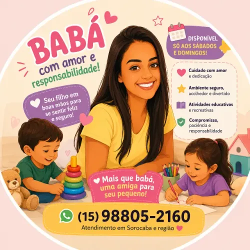 Procura uma Babá de Confiança? Estou Disponível!