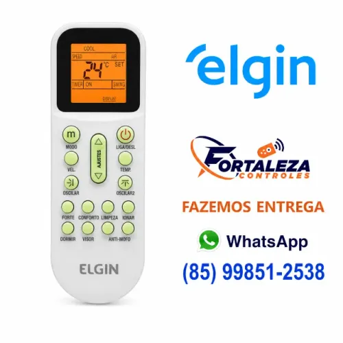Controle Remoto Para Ar Condicionado Split Elgin Ykr-k/001e - - Entrega Para Fortaleza