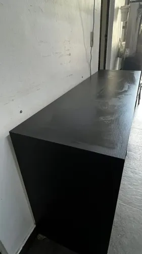 Móvel Madeira Preto 1,45 x 0,45 x 0,80