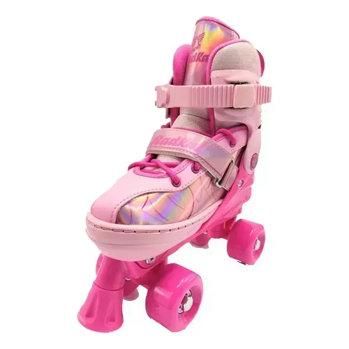 patins rosa claro 35/37
