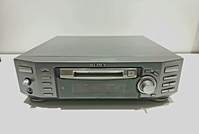 Minidisc Sony Modelo MDS-S50 Com Manual, Sem Controle.