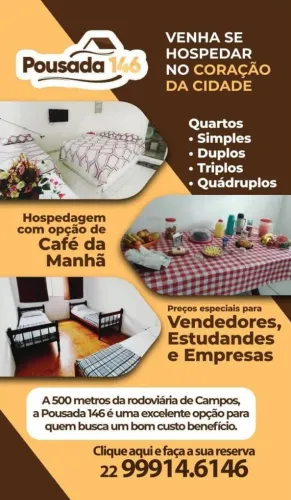 Aluguel Fixo ou Temporada, a partir de R$ 450, área central.
