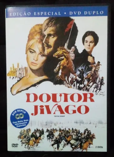 Doutor Jivago DVD duplo nacional novíssimo!