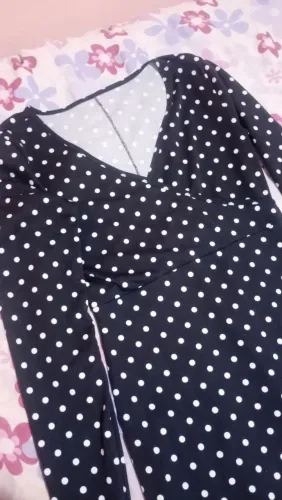 Vestido preto manga comprida