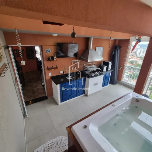 Cobertura à venda em São Paulo-SP, no Parque da Vila Prudente: 2 quartos, 1 suíte, 3 salas