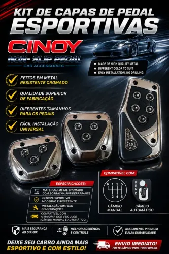 VENDE-SE Kit Capas de Pedal Esportivo CINOY