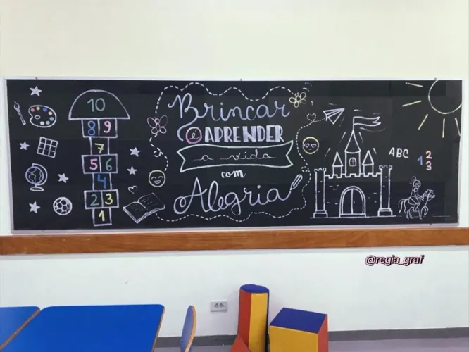 Arte em parede / Lettering 