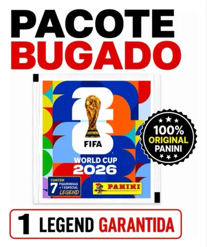 Pacote Bugado 1 Figurinha Legend Garantida (Regular ou Bronze)