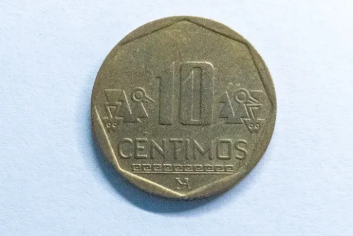 Moeda 10 Céntimos 2012 Peru Mbc (Usado)