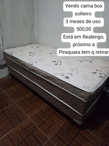 Cama solteiro semi nova Negócio 