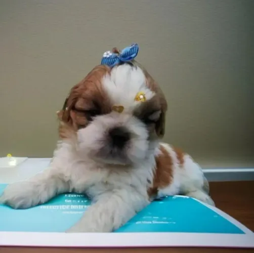 Shih Tzu Esse filhote está dando o que falar... sua namorada vai se apaixonar