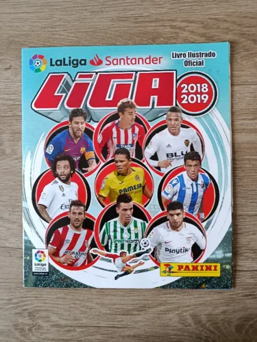 Álbum Figurinhas La Liga 2018 2019 Panini Completo Colado