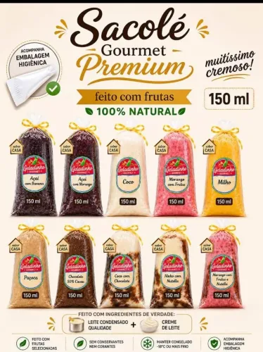 REVENDA DE SACOLÉ GOURMET 