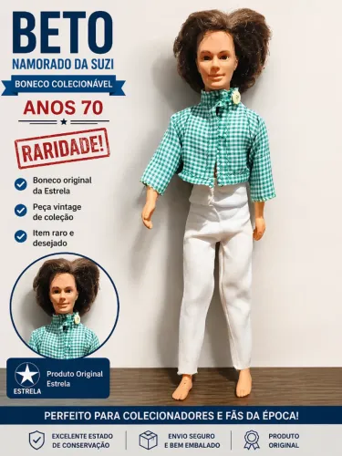 Boneco Beto original anos 70 raro