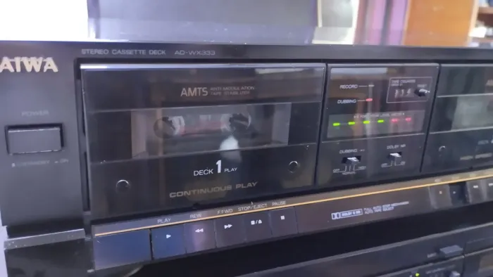 Tape deck sansui e AIWA funcionando