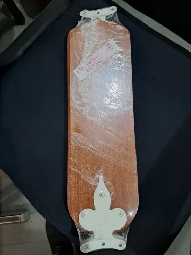 Pás para ventilador de teto 40 cm com suporte - madeira