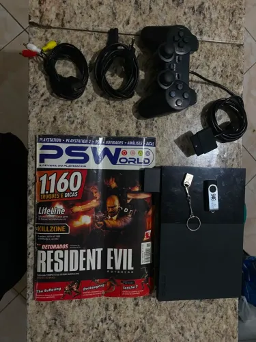 Vendo PS2 OPL sem leitor mais de 100 jogos 