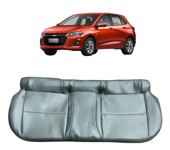 Assento Banco Traseiro Gm Onix Hatch 2020 Sem Espuma Laranja