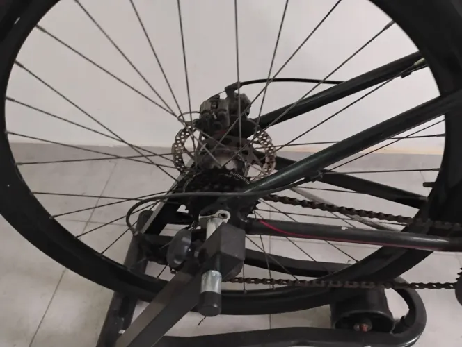 Bicicleta com freio a disco