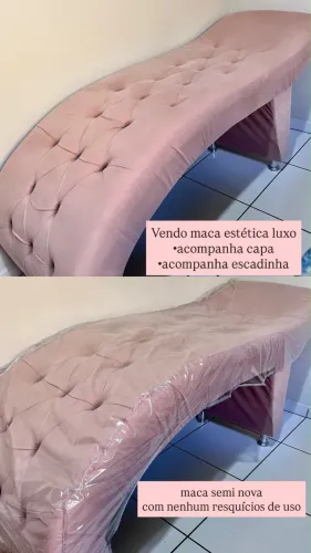 Maca Estética Luxo Rosa Capitonê - profissional