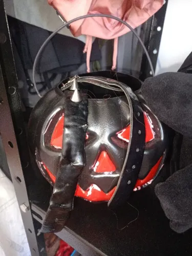 Boneco caveira enfeite