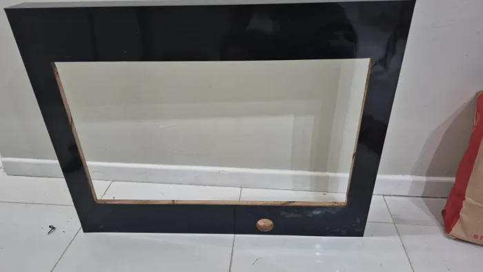Vendo bancada de mdf preto para adaptar cooktop 