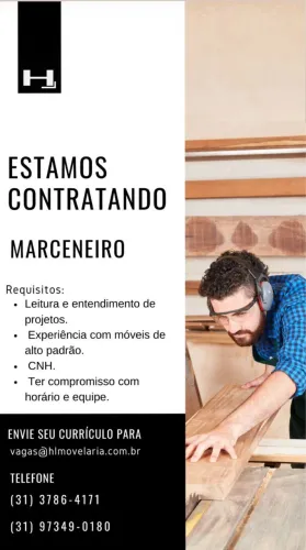 Marceneiro com experiência 