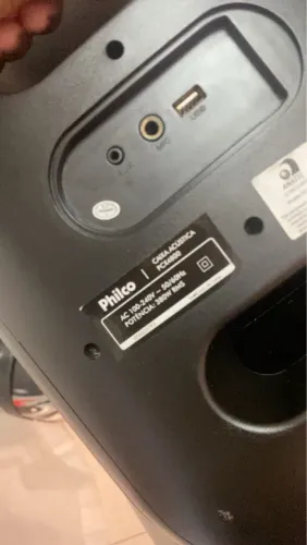 Caixa de som amplificada (Philco)boobox