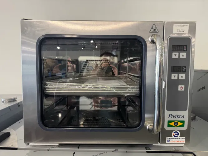 Forno Convecção Miniconv sem vapor 4 assadeiras 35x35 Prática