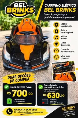 Carrinho Elétrico BEL BRINK