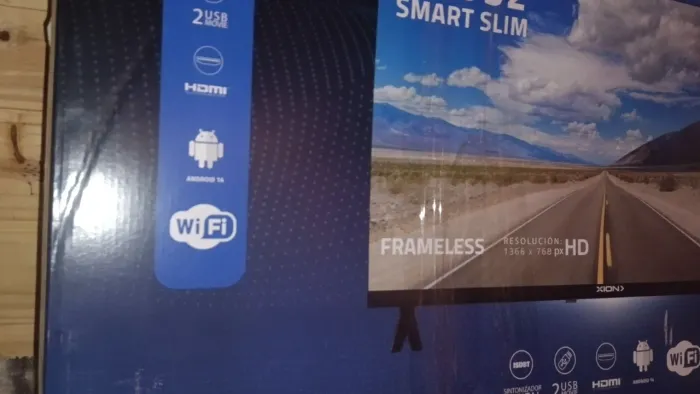 Tv smart nova na caixa aceito cartão Duda