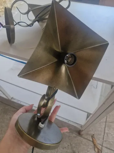 2 luminária Rústica + 2 Lâmpadas Rústica