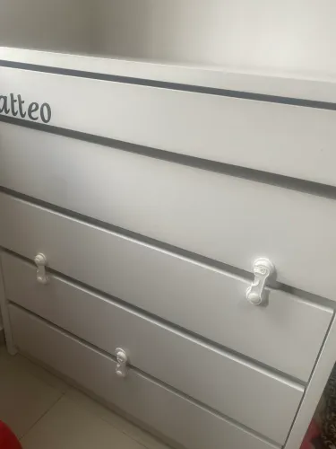 Cômoda infantil 5 gavetas 