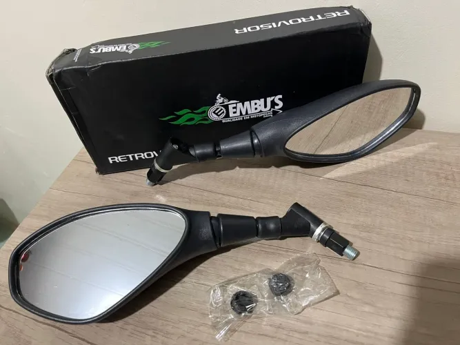 Retrovisor Moto Universal (Par) Novo