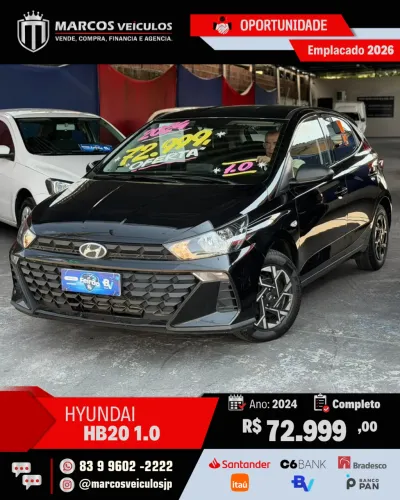 Hyundai HB20 Sense 1.0 Flex 12V MEC 2024